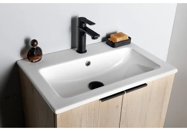 Sapho - Rubinetto del lavandino PAX 16,5 cm opaco nero