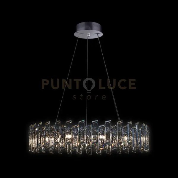 Arcadia sospensione 12 luci, cromo, 12 lampadine x g9  (escluse), ø...