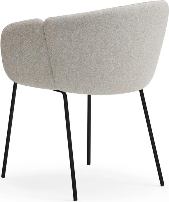 Sedia da pranzo grigio chiaro in imbottito Add – Teulat