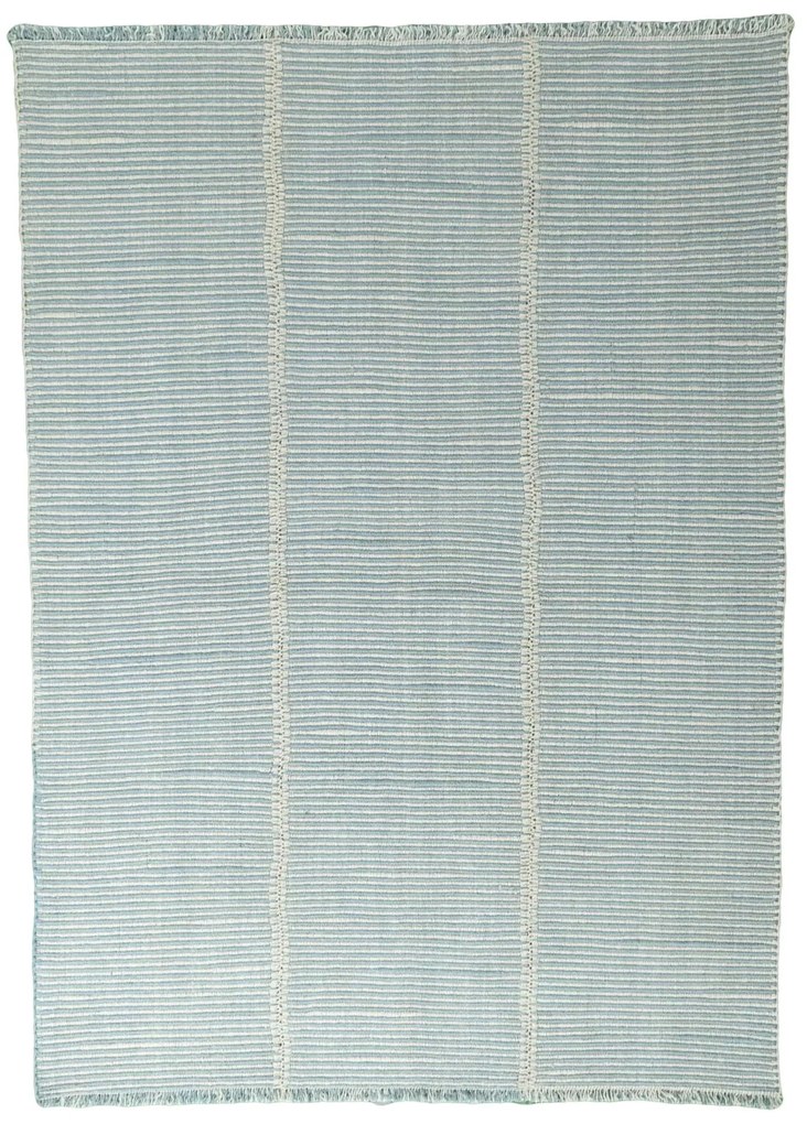 Kilim Tappeto 210 x 150 Blu (Iran) Tessuto A Mano