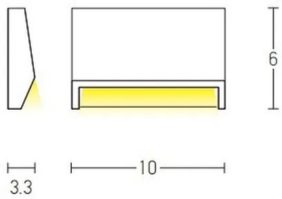 Zambelis E181 - Illuminazione scale LED da esterno LED/1,5W/230V IP54 antracite
