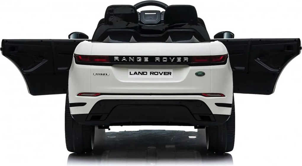 Macchina Elettrica per Bambini Licenza Land Rover Evoque 12V con Telecomando Bianco...