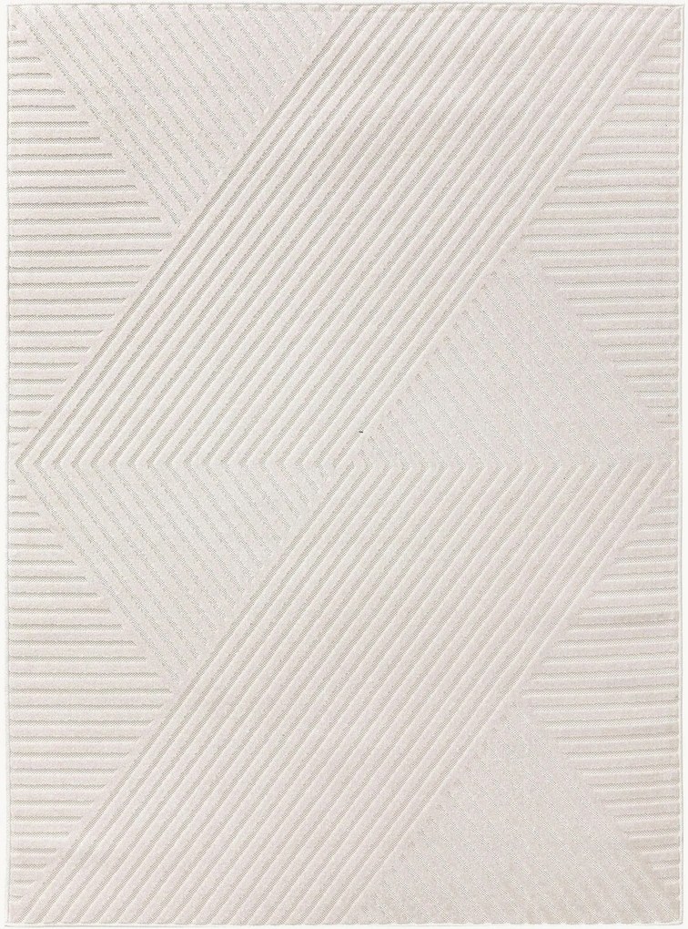 Tappeto da interno-esterno con motivo in rilievo Mars