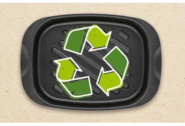 Tefal - Teglia per arrostire LA RECYCLE 27x39 cm nero