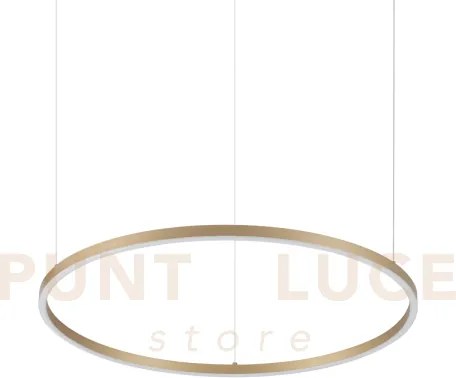 Oracle slim round sospensione led smd on-off 4350 lm 37w 3000 k d.7...