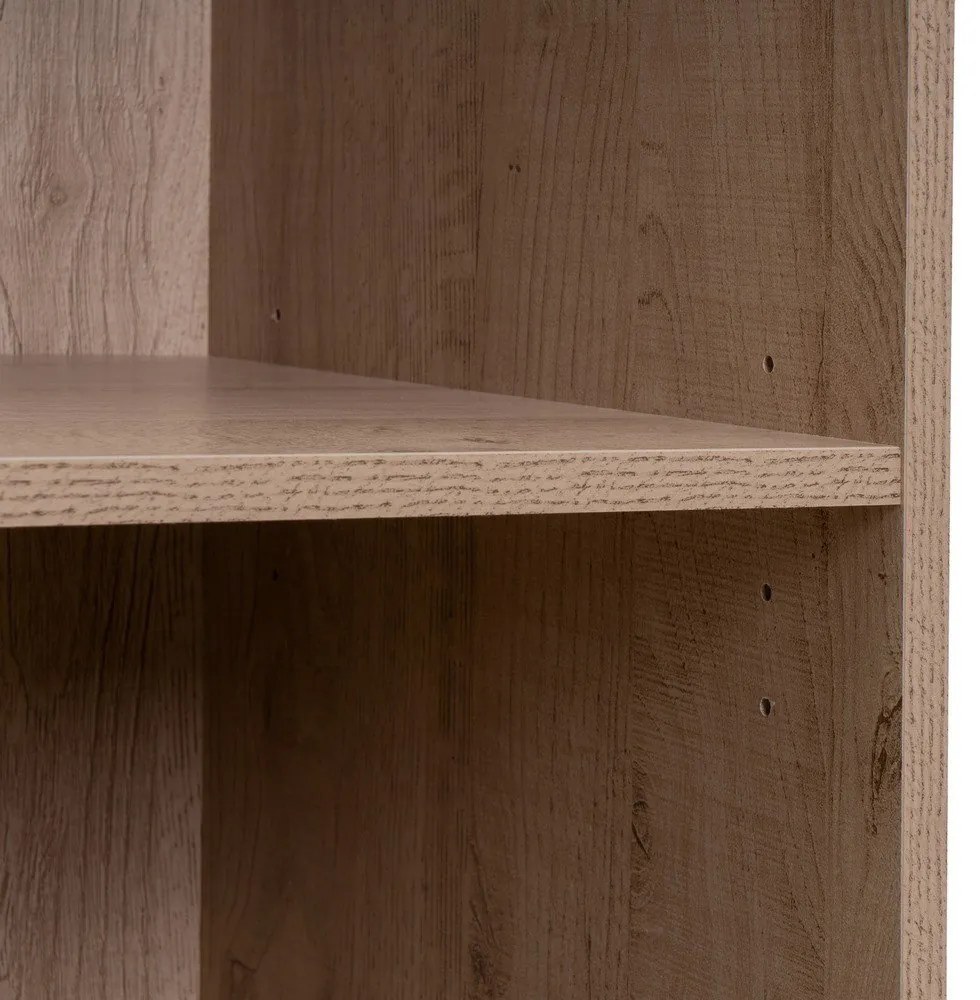 Amardio componibile di colore naturale con effetto rovere a giorno 60x180x45 cm Modular – Casa Selección