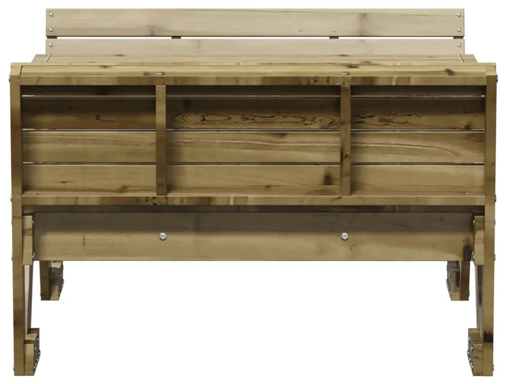Tavolo da picnic per bambini 88x122x58 cm legno impregnato pino
