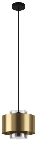 Eglo 390066 - Lampadario a sospensione con filo DUGLIA 1xE27/40W/230V oro