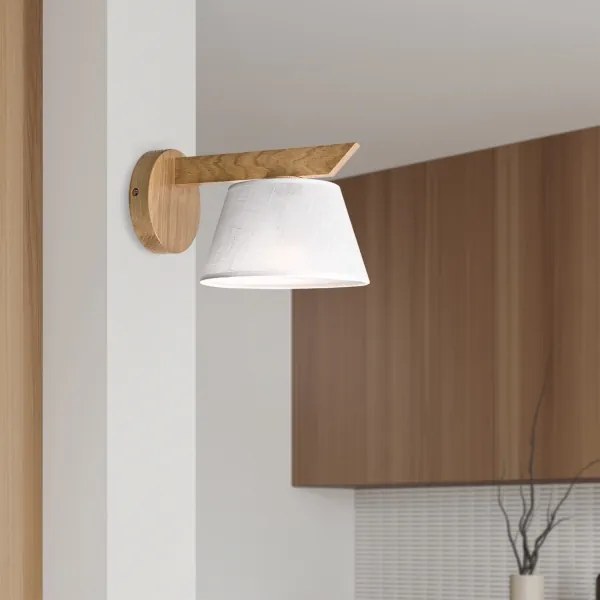 Brilagi - LED Applique ANTHONY 1xE14/40W/230V quercia/bianco