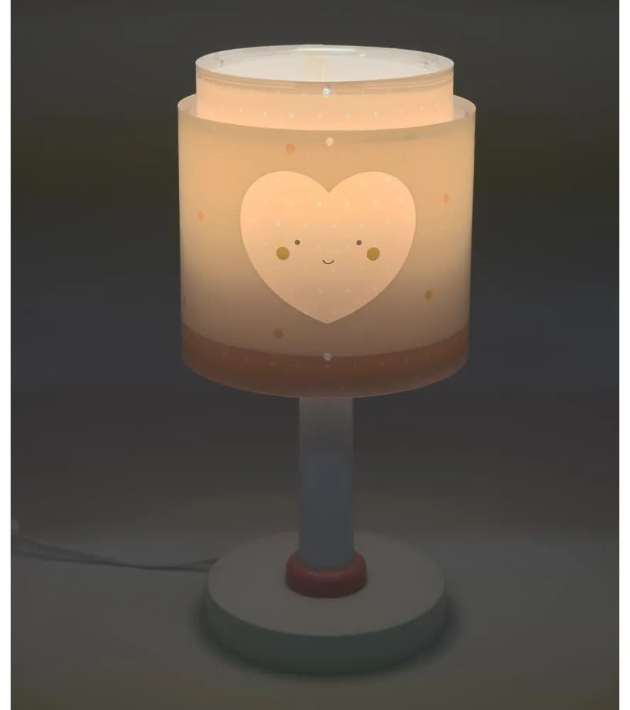 Dalber 76011NS - Lampada da comodino LED per bambini BABY DREAMS 1xG4/4W/230V rosa