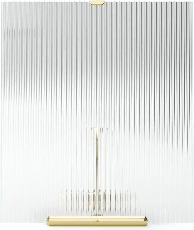 Cornice in vetro da appoggio color oro 26x30,5 cm Flute - Umbra