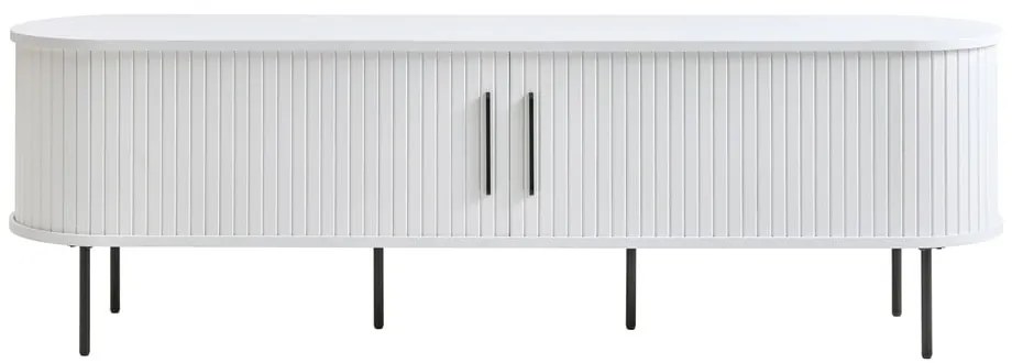 Mobile TV bianco 180x56x45 cm Nola – Unique Furniture