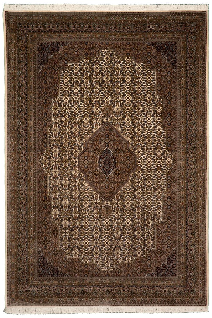 Tabriz Tappeto orientale 290x200 Beige (Indian) Annodato A Mano