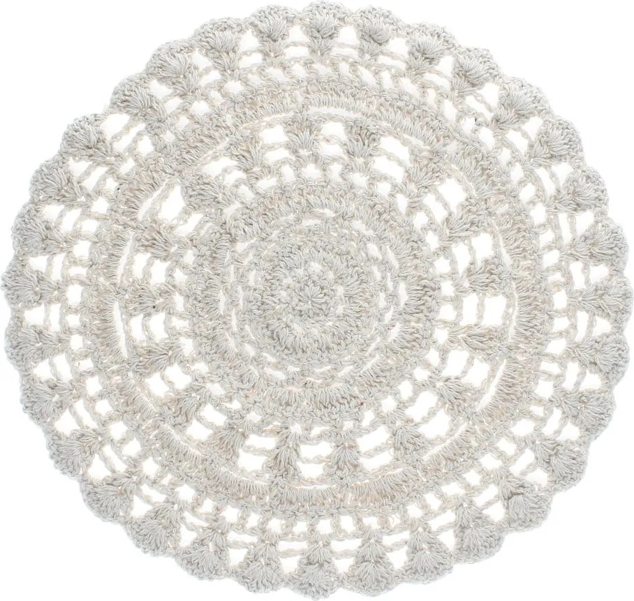 Tovaglietta in misto cotone ø 35 cm Crochet – Rex London