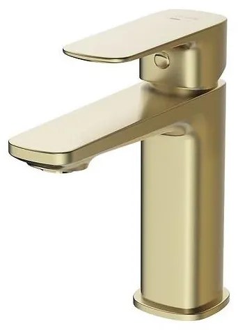 Cersanit S951-389 - Rubinetto del lavandino LARGA 16,3 cm oro