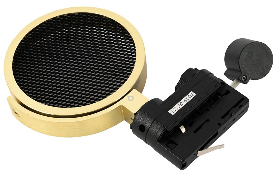 Faretto a binario moderno trifase oro - Master 111 Honey