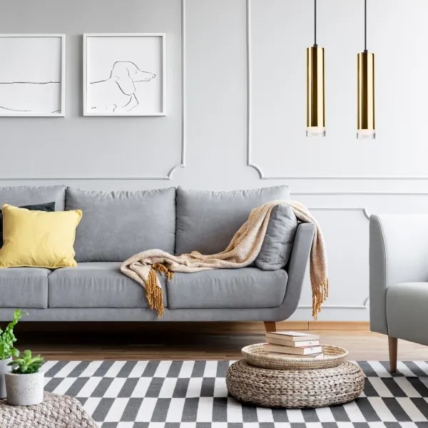 Lampadario a sospensione con filo DIEGO 2xE27/60W/230V