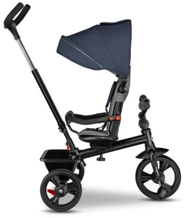 Lionelo - Triciclo per bambini HAARI blu scuro/grigio