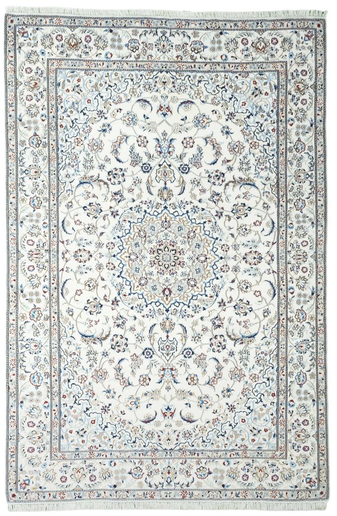 Nain Tappeto 300x200 Beige (Iran) Annodato A Mano