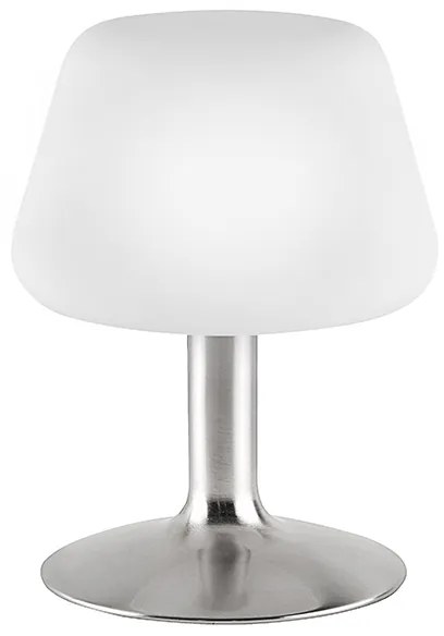 Lampada da tavolo in acciaio con dimmer touch a 3 livelli incl. LED - Tilly