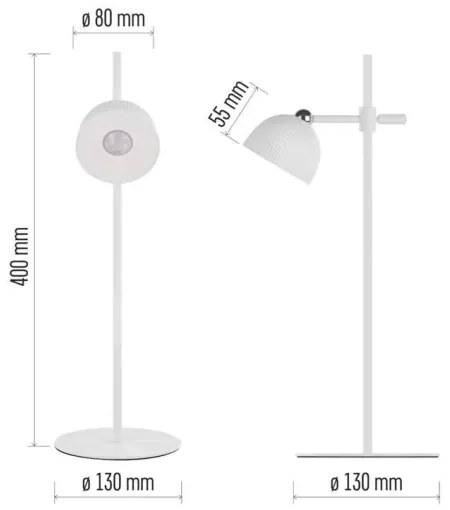 LED Lampada da tavolo ricaricabile dimmerabile magnetico 4in1 LED/4,2W/3,7V 4000K bianco