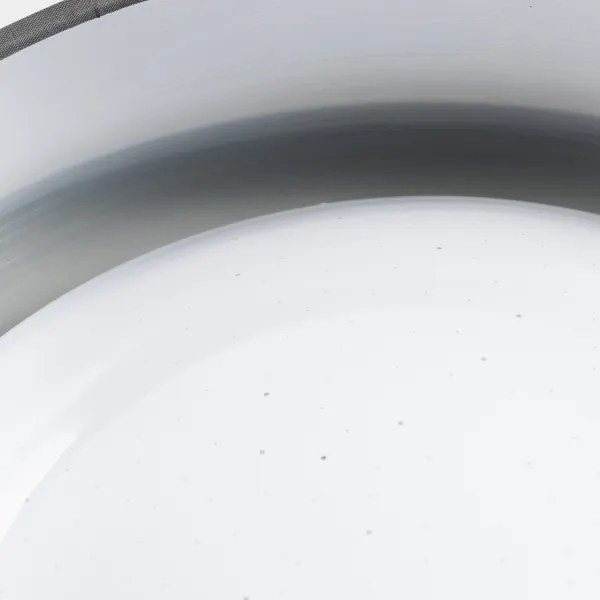 Plafoniera LED/12W/230V Ø 32 cm grigio/argento