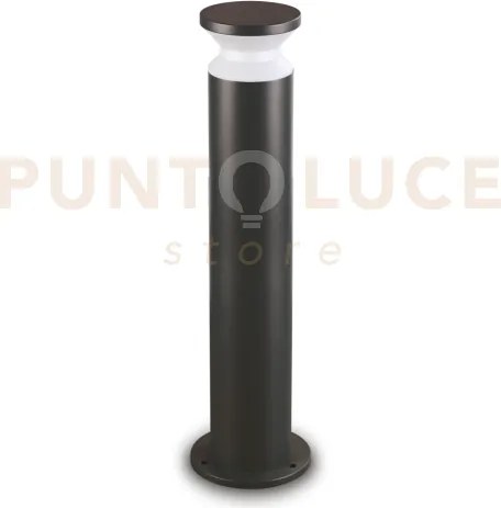 Torre paletto 1 luce attacco e27 80cm ip65 nero