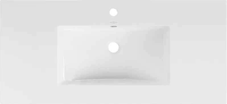 Mexen Atena lavabo da incasso in piano 101 x 46 cm, bianco - 25011000