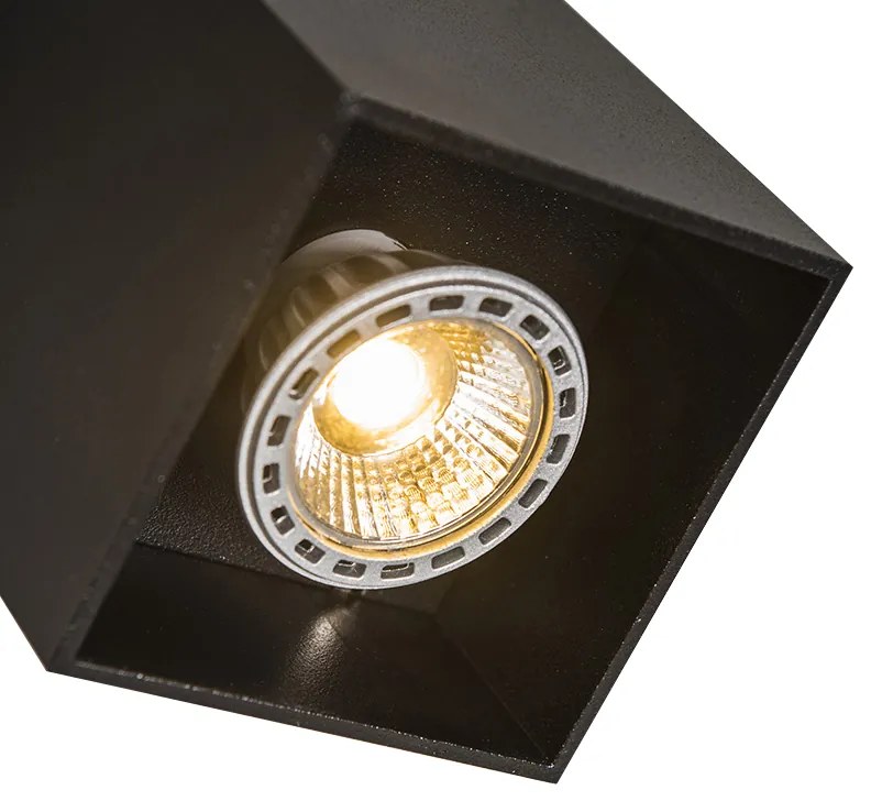 Faretto moderno nero - Qubo