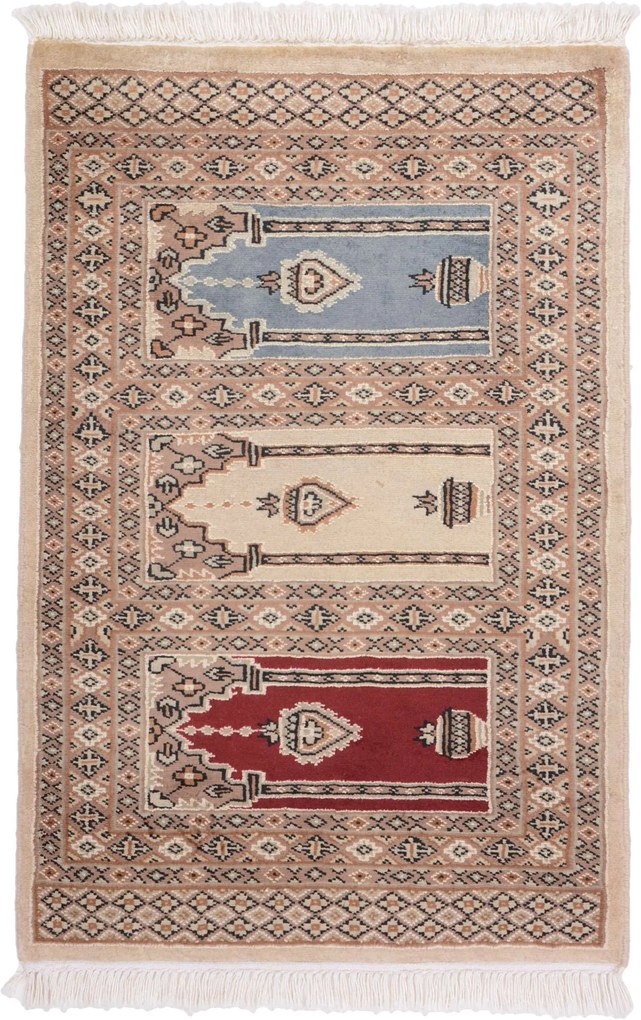 Bokhara Tappeto 90x60 (Pakistan) Annodato A Mano