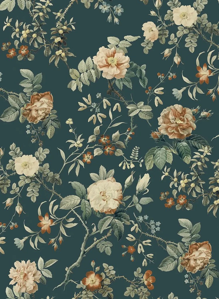 Rebel Walls Carta da parati Thorn Rose Petite - Madame Hardy