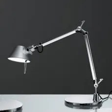 Artemide Tolomeo micro led 3000°K tavolo allumino completa di base