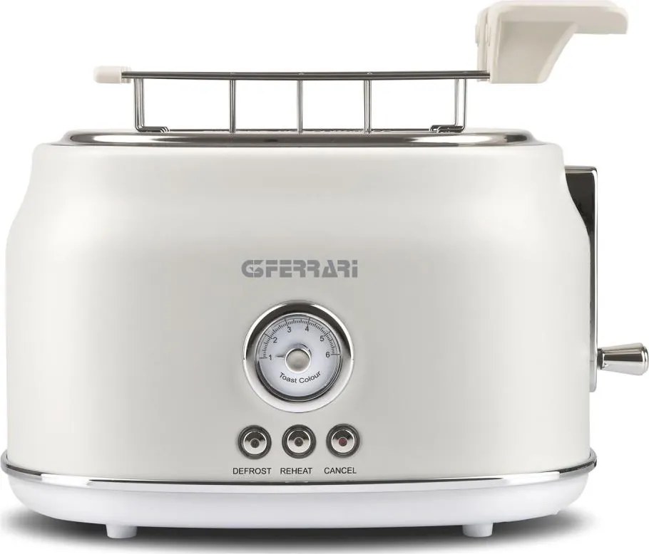 G3Ferrari G1013401 - Tostapane a due fette ARTISTA 750W/230V bianco