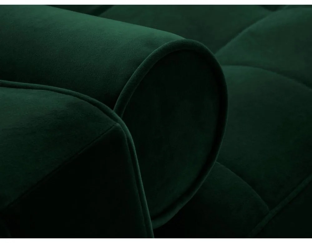 Divano letto in velluto verde Santo - Milo Casa