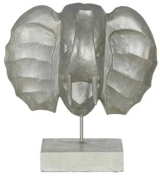 Statua Decorativa Argentato Elefante 35 x 21 x 35 cm