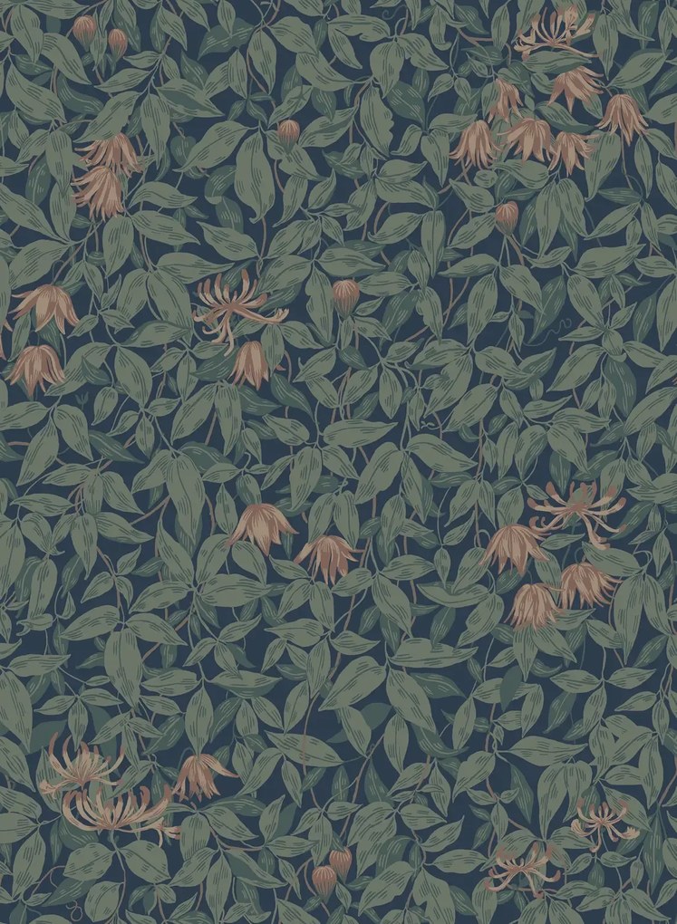 Sandberg Tapete Linnea - Midnight Blue