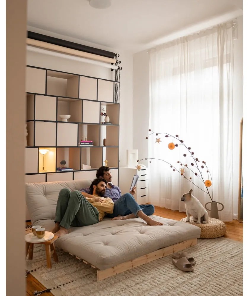 Divano color senape allungabile 140 cm Roots – Karup Design