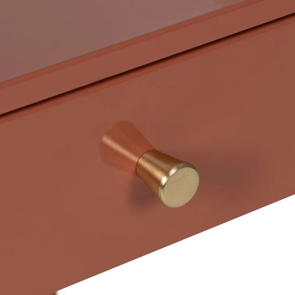 Comodino color terracotta Nara – Ixia