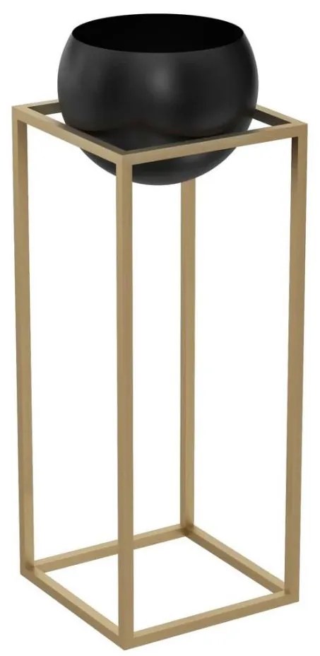 Vaso da fiori in metallo 81,3x29 cm oro