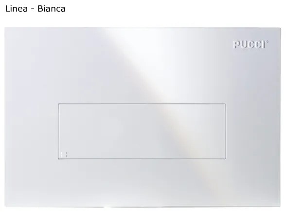 Cassetta di scarico ad incasso pulsante alto 9 lt Pucci SARA 1315000001 + placca