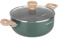 Casseruola 20 cm scritta Cooking Therapy con coperchio