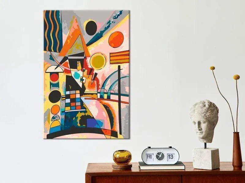 Quadro fai da te - Vasily Kandinsky: Swinging
