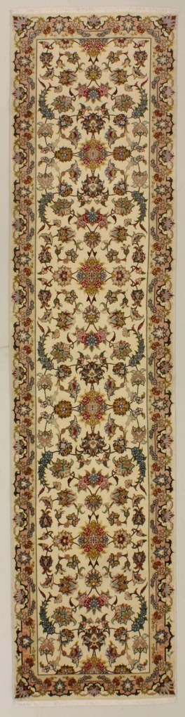 Tabriz Tappeto persiano 290 x 70 (Iran) Annodato A Mano
