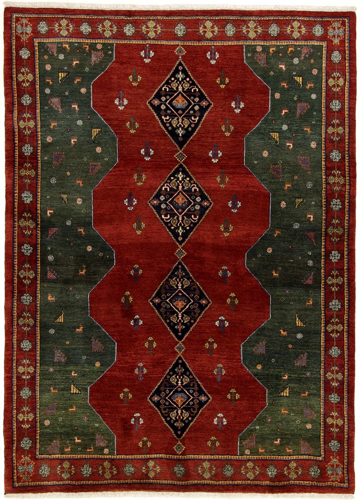 Rizbaft Tappeto 170x240 (Iran) Annodato A Mano
