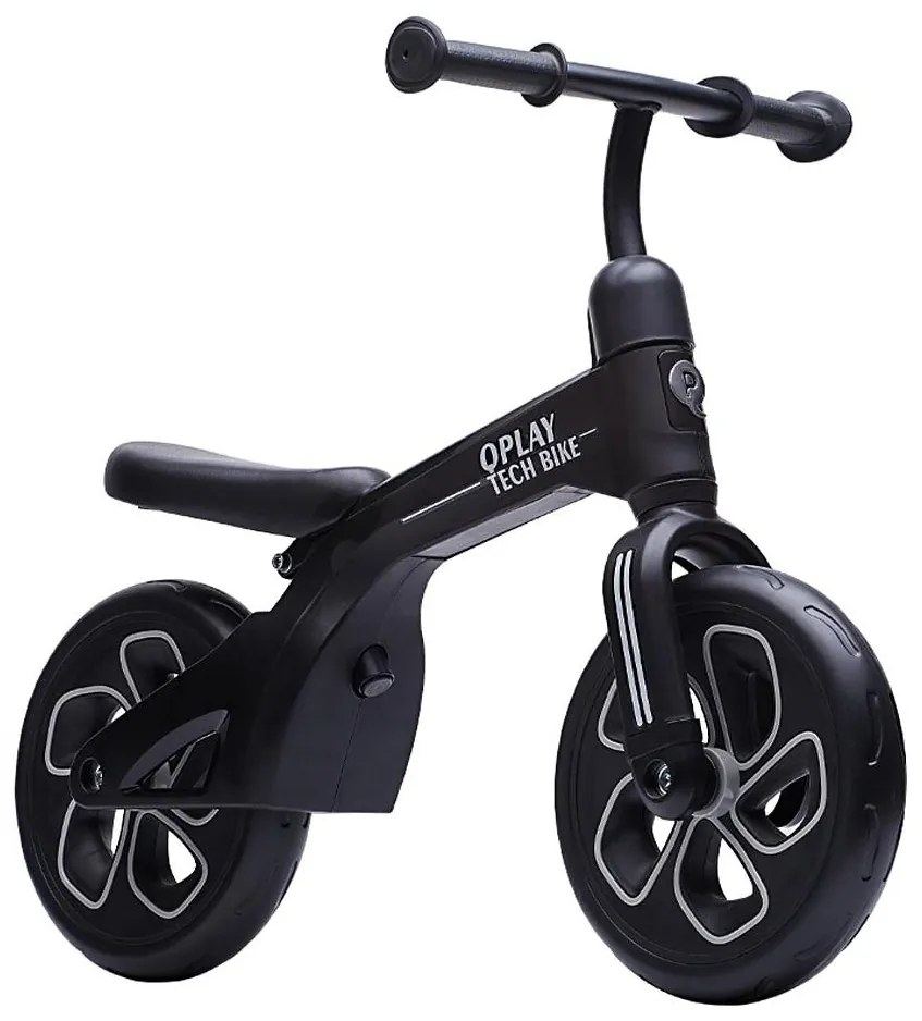 QPlay - Bicicletta senza pedali TECH nera