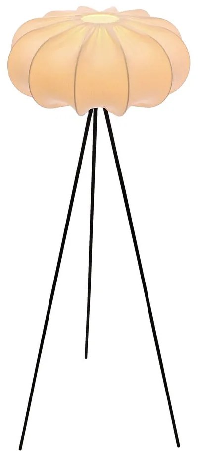 Lampada da terra bianca con paralume in tessuto (altezza totale 147 cm) Cafee – Candellux Lighting