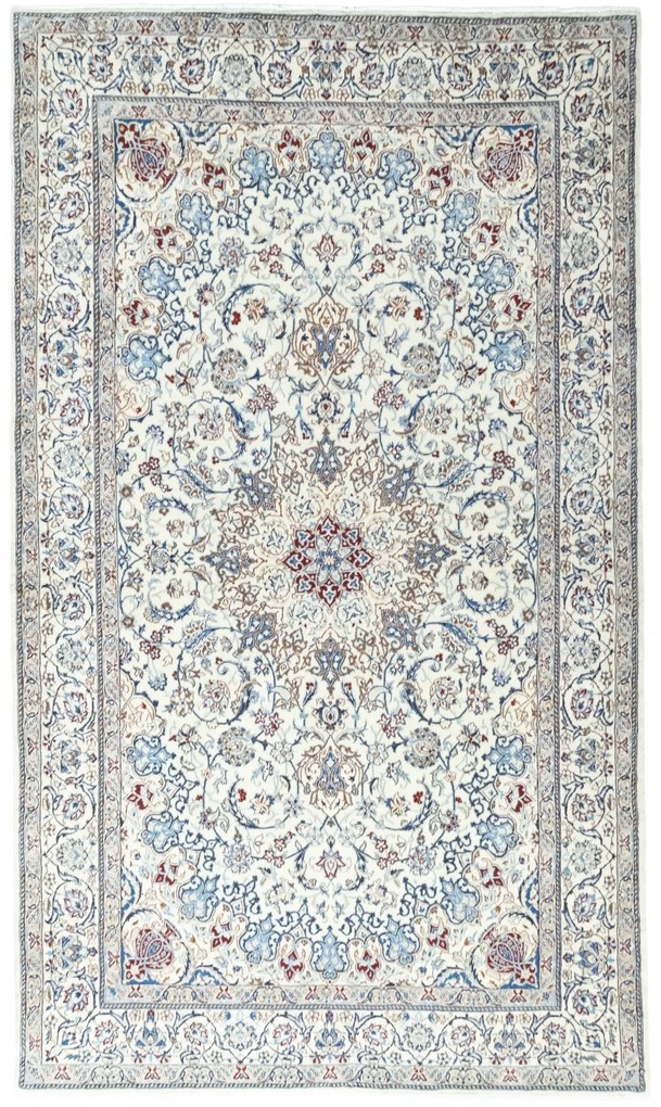 Nain Tappeto 130x220 Beige (Iran) Annodato A Mano