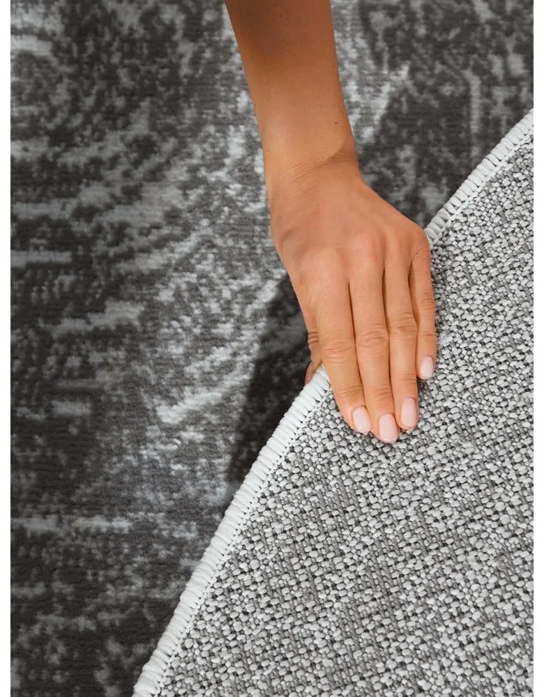 Tappeto rotondo grigio/color crema ø 120 cm Gloria Cavallo – Hanse Home