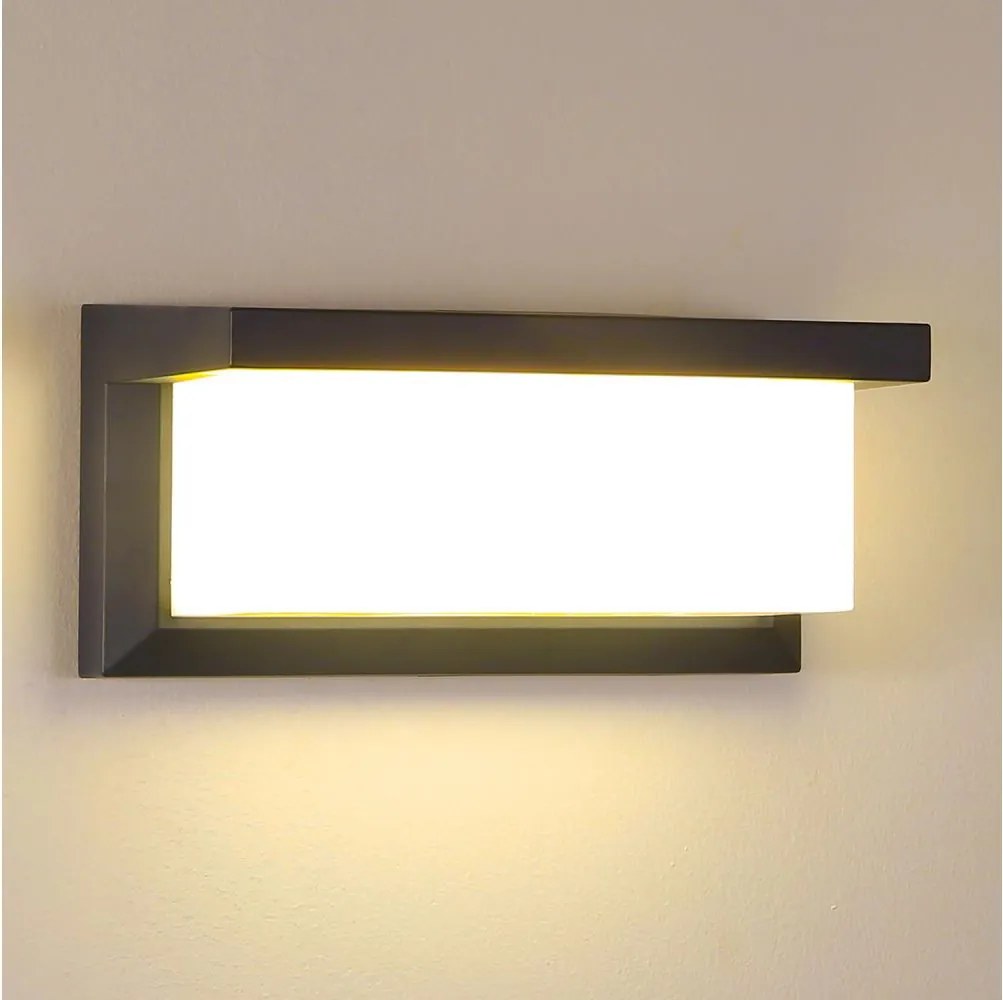 Brilagi -LED RGBW Applique da esterno BRICKY 1xE27/9W/230V antracite IP54