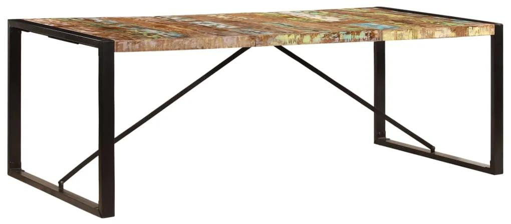 Tavolo da Pranzo 220x100x75 cm Legno Massello di Recupero